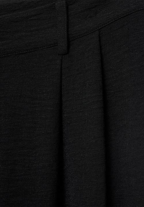 MANGO - Trousers Peplum - Black