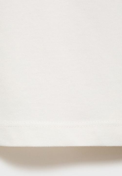 MANGO - T-Shirt Fruit 1- Offwhite