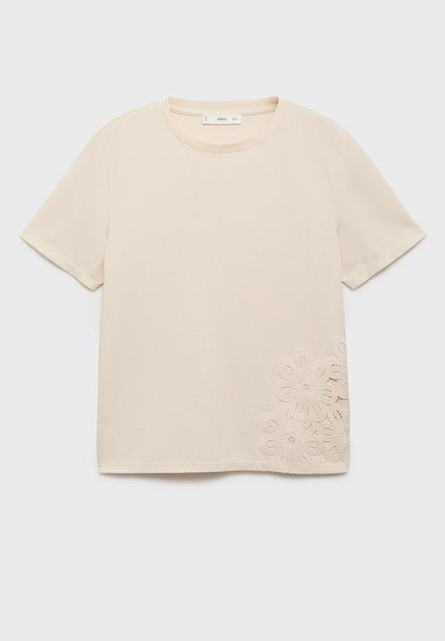 MANGO - T-Shirt Sumatra - Light Beige