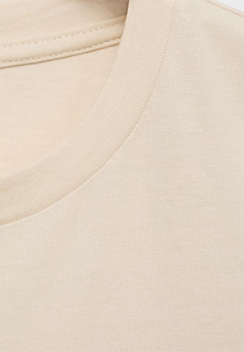 MANGO - T-Shirt Sumatra - Light Beige