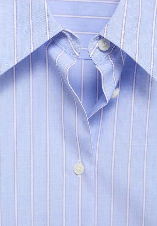 MANGO - Shirt Regu - Mid-Blue