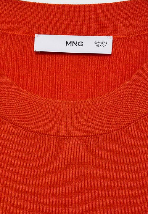 MANGO - Sweater Luccas - Dark Orange