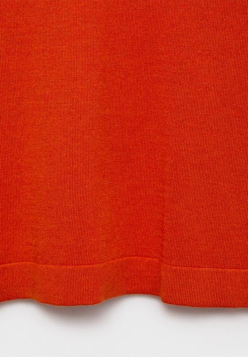 MANGO - Sweater Luccas - Dark Orange
