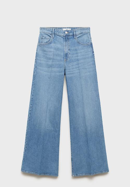 MANGO - Jeans Elise -  Open Blue