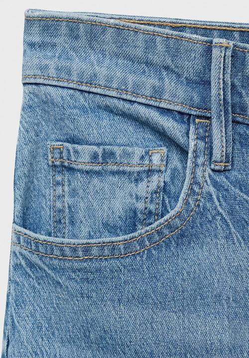 MANGO - Jeans Elise -  Open Blue