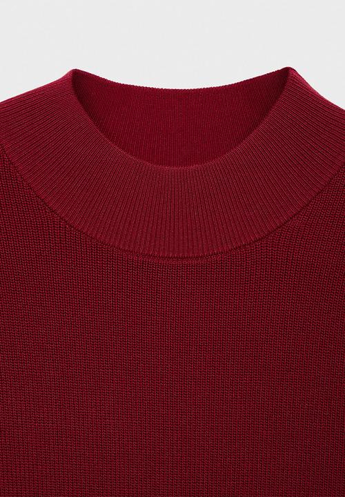 MANGO - Dress Seseta - Dark Red
