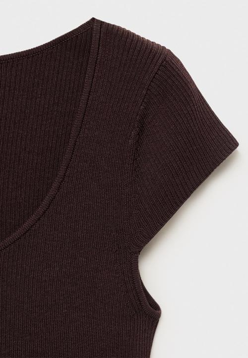 MANGO - Sweater Kiko - Dark Brown