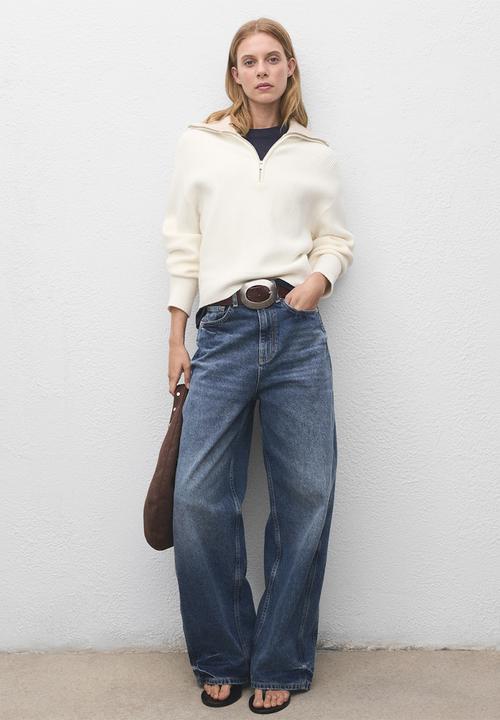 MANGO - Sweater Rizon - Light/Pastel Gray