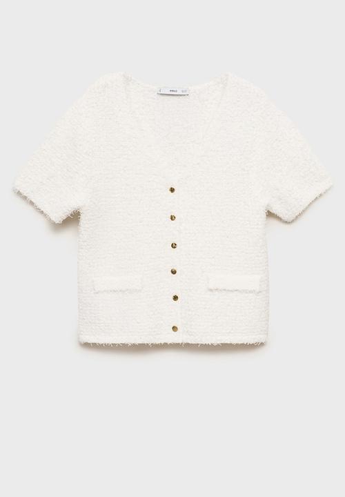 MANGO - Jacket Camila - White