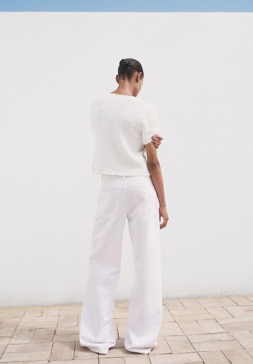 MANGO - Jacket Camila - White