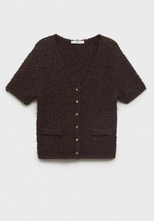 MANGO - Jacket Camila - Dark Brown