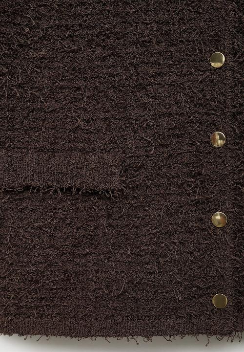 MANGO - Jacket Camila - Dark Brown