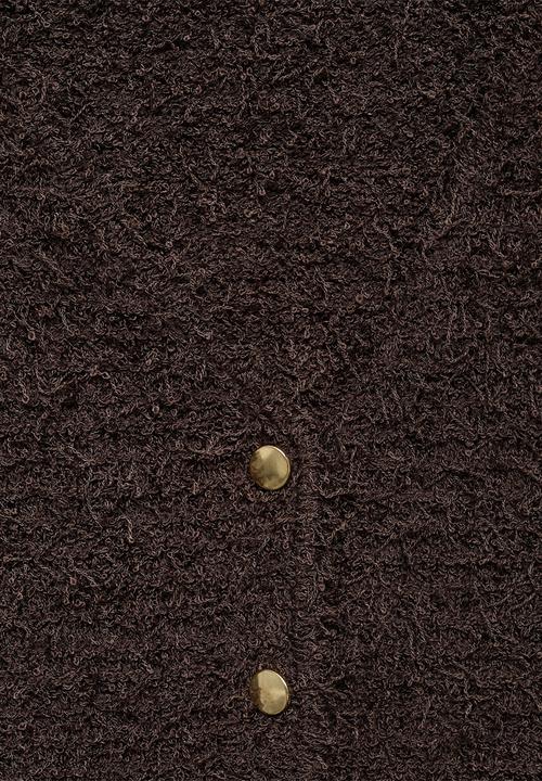 MANGO - Jacket Camila - Dark Brown