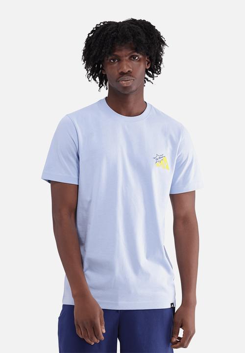 adidas Performance - Cheese Stripe Tee - Glow Blue
