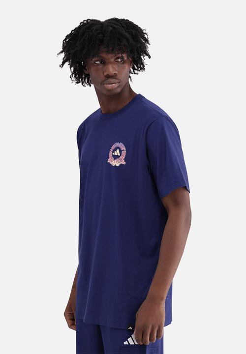 adidas Performance - M 90s CITY T - dark blue