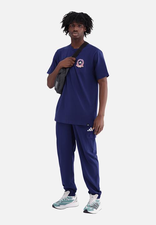 adidas Performance - M 90s CITY T - dark blue
