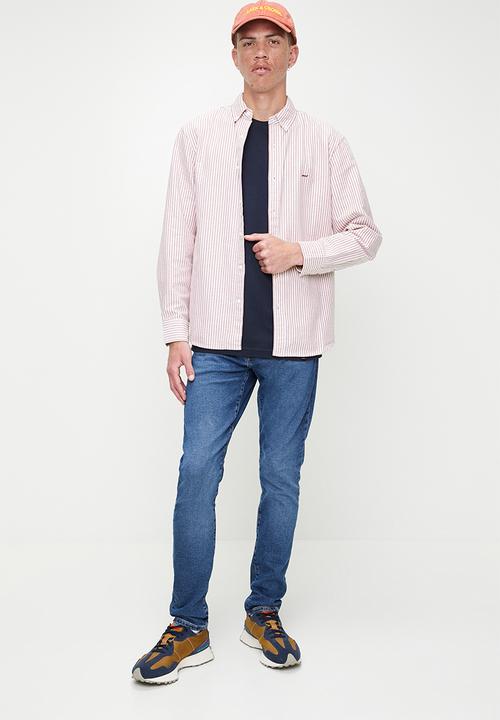 Levi’s® - Authentic Button Down - Waylon Stripe Russet Brown