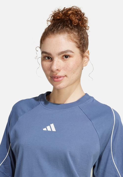 adidas Performance - W Stadium Tee - Blue/White