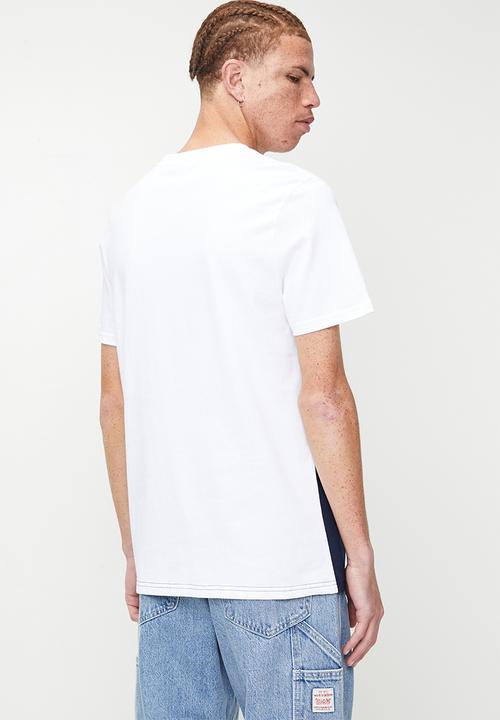 FILA - Marina T-shirt - white aop/fila blue