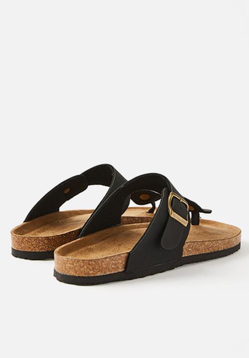 Cotton On - Rex slide - black