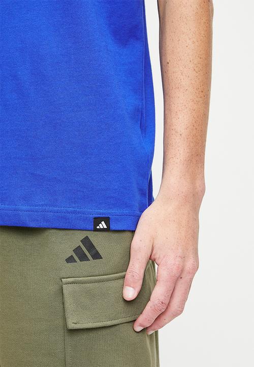 adidas Performance -  Drink Tee - Royal Blue