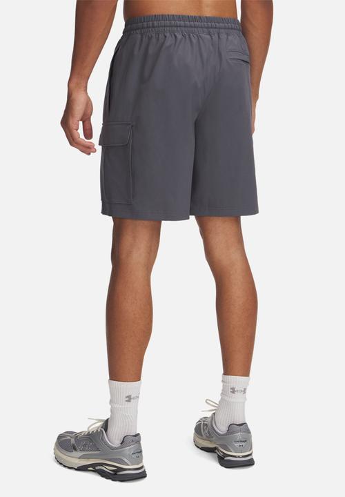 Under Armour - UA Vibe Woven Cargo Short - Castlerock/ Black