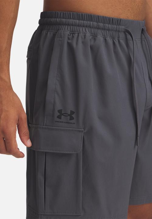 Under Armour - UA Vibe Woven Cargo Short - Castlerock/ Black