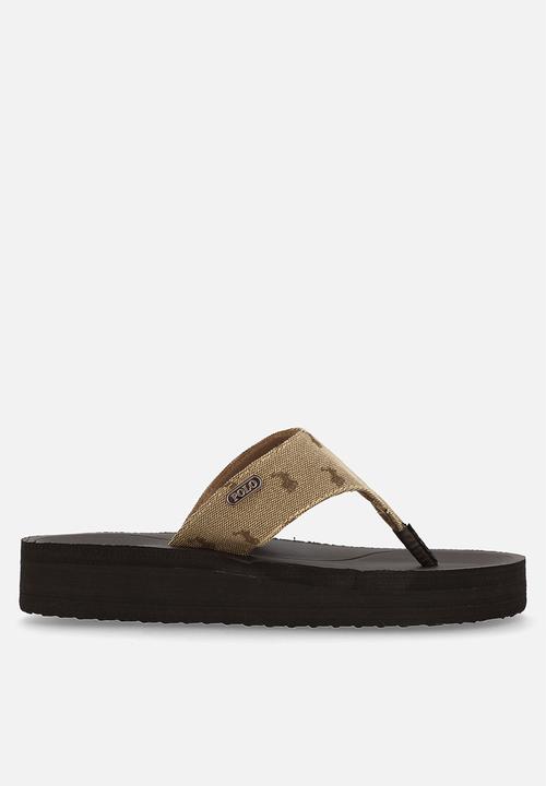POLO - Flatform slide - chocolate