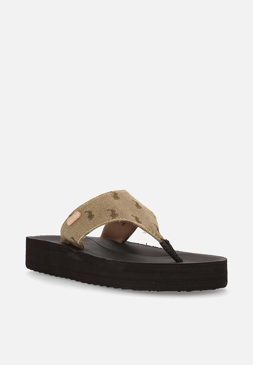 POLO - Flatform slide - chocolate