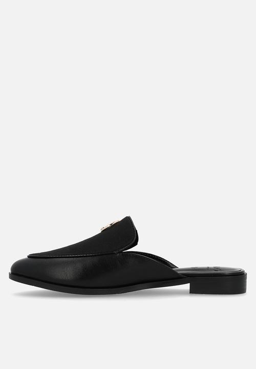 POLO - Jacquard mule  - black