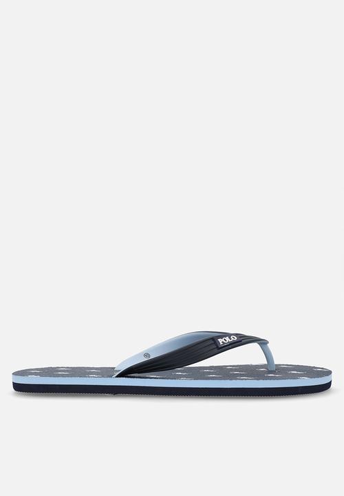 POLO - Monogram flip flop - navy