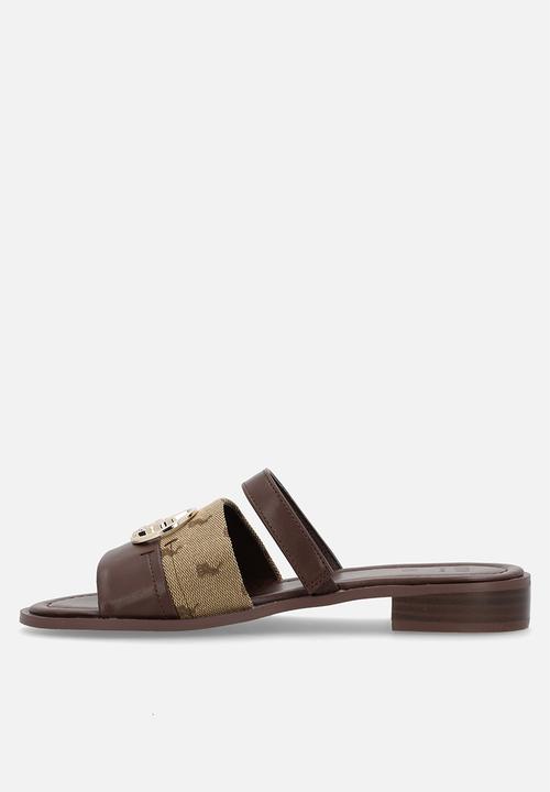 POLO - Circle slide - tan & brown