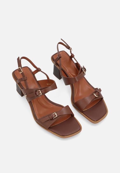 POLO - Leather mule - tan