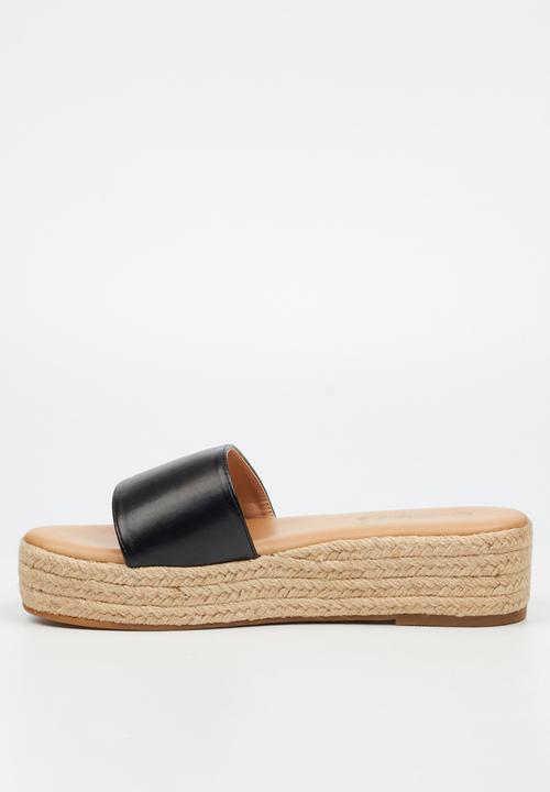 Miss Black - Deema 1 rope flatform - black