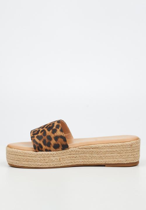 Miss Black - Deema 1 rope flatform - leopard