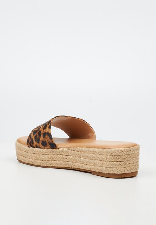 Miss Black - Deema 1 rope flatform - leopard