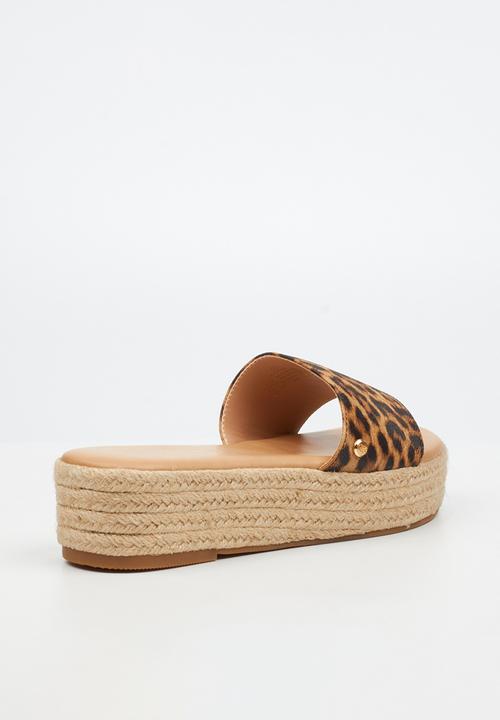 Miss Black - Deema 1 rope flatform - leopard
