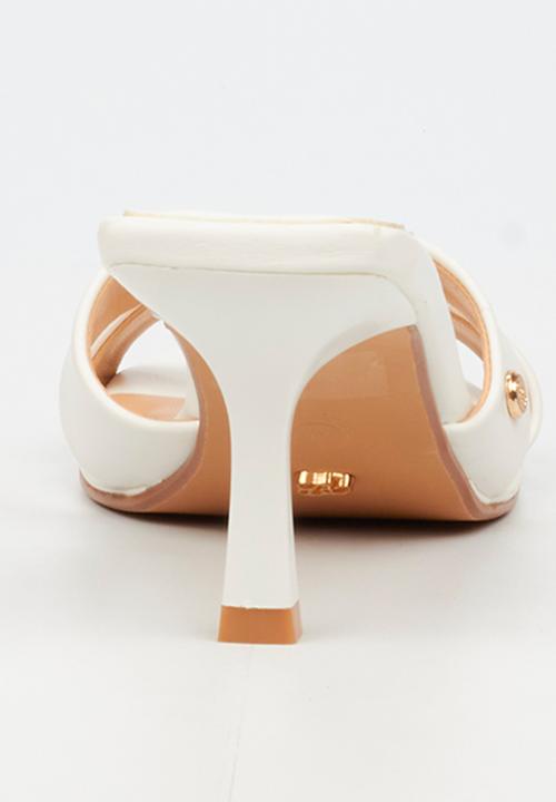 Miss Black - Gelato 4 mule heel - white