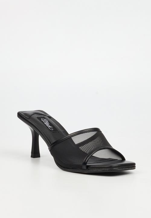 Miss Black - Gelato 5 mesh mule heel - black