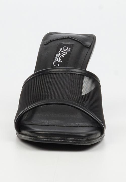 Miss Black - Gelato 5 mesh mule heel - black