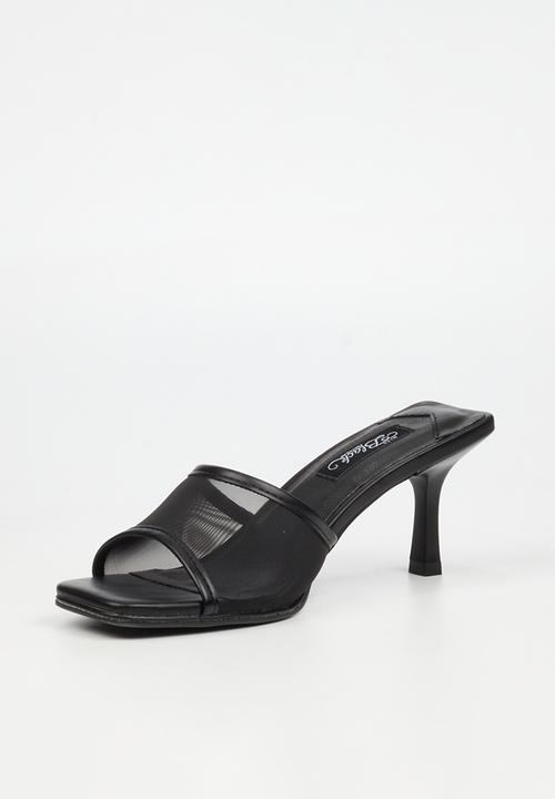 Miss Black - Gelato 5 mesh mule heel - black