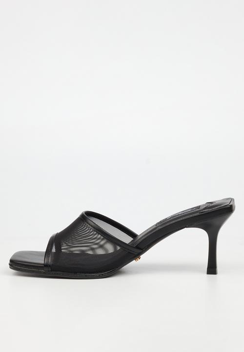 Miss Black - Gelato 5 mesh mule heel - black