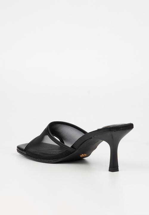 Miss Black - Gelato 5 mesh mule heel - black