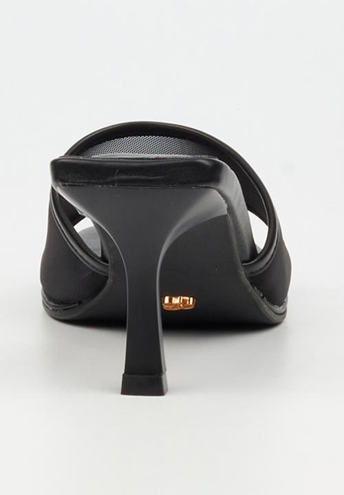 Miss Black - Gelato 5 mesh mule heel - black