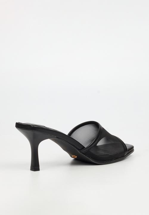 Miss Black - Gelato 5 mesh mule heel - black