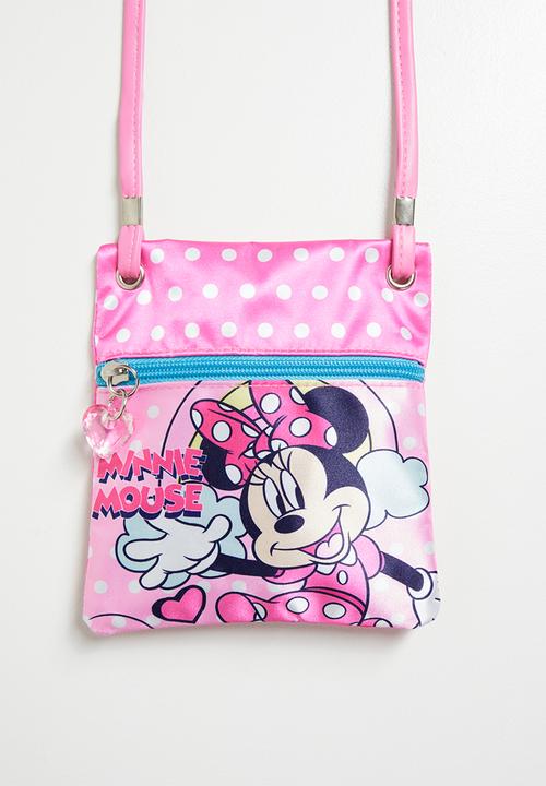 Pop Candy - Minnie Mouse satin sling bag - pink/multi