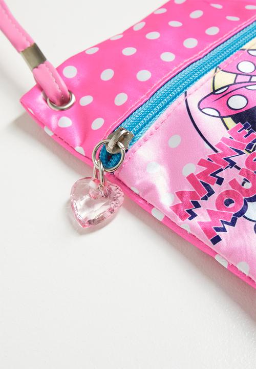 Pop Candy - Minnie Mouse satin sling bag - pink/multi