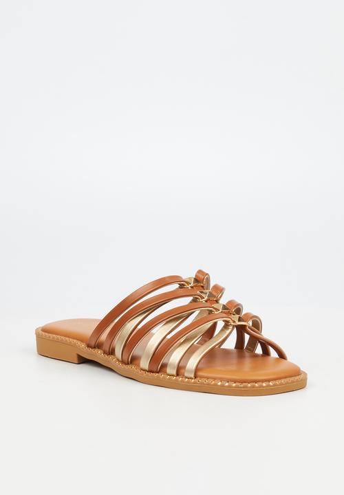 Butterfly Feet - Freia 1 slide - tan