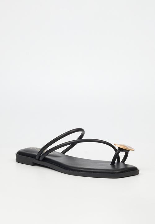 Miss Black - Naledi 4 flat sandal - black