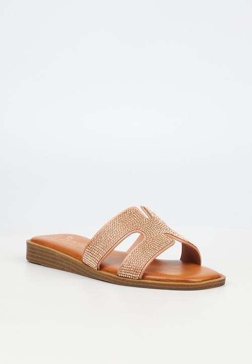 Butterfly Feet - Jacey 1 slide - rosegold